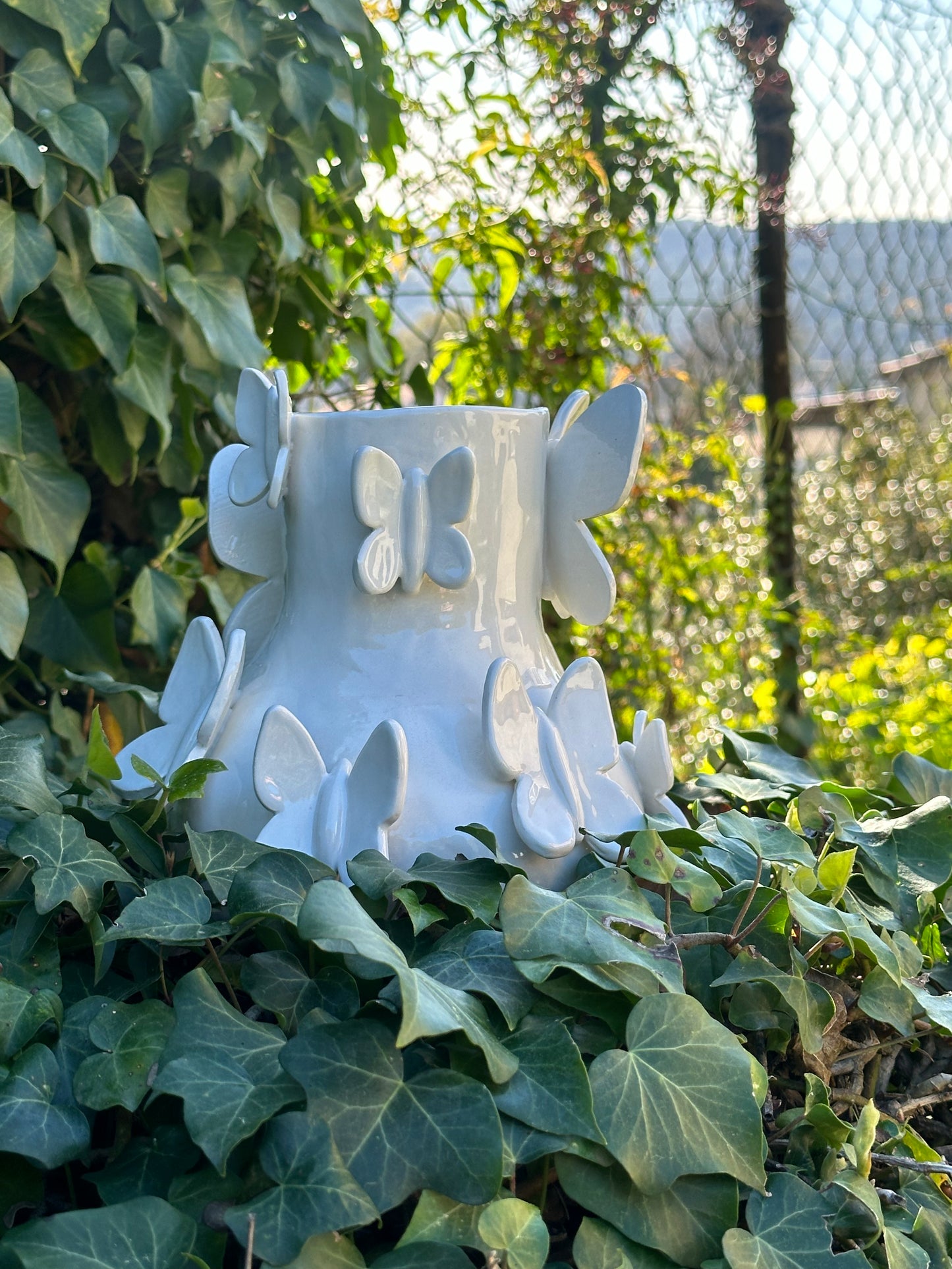 Vase papillons