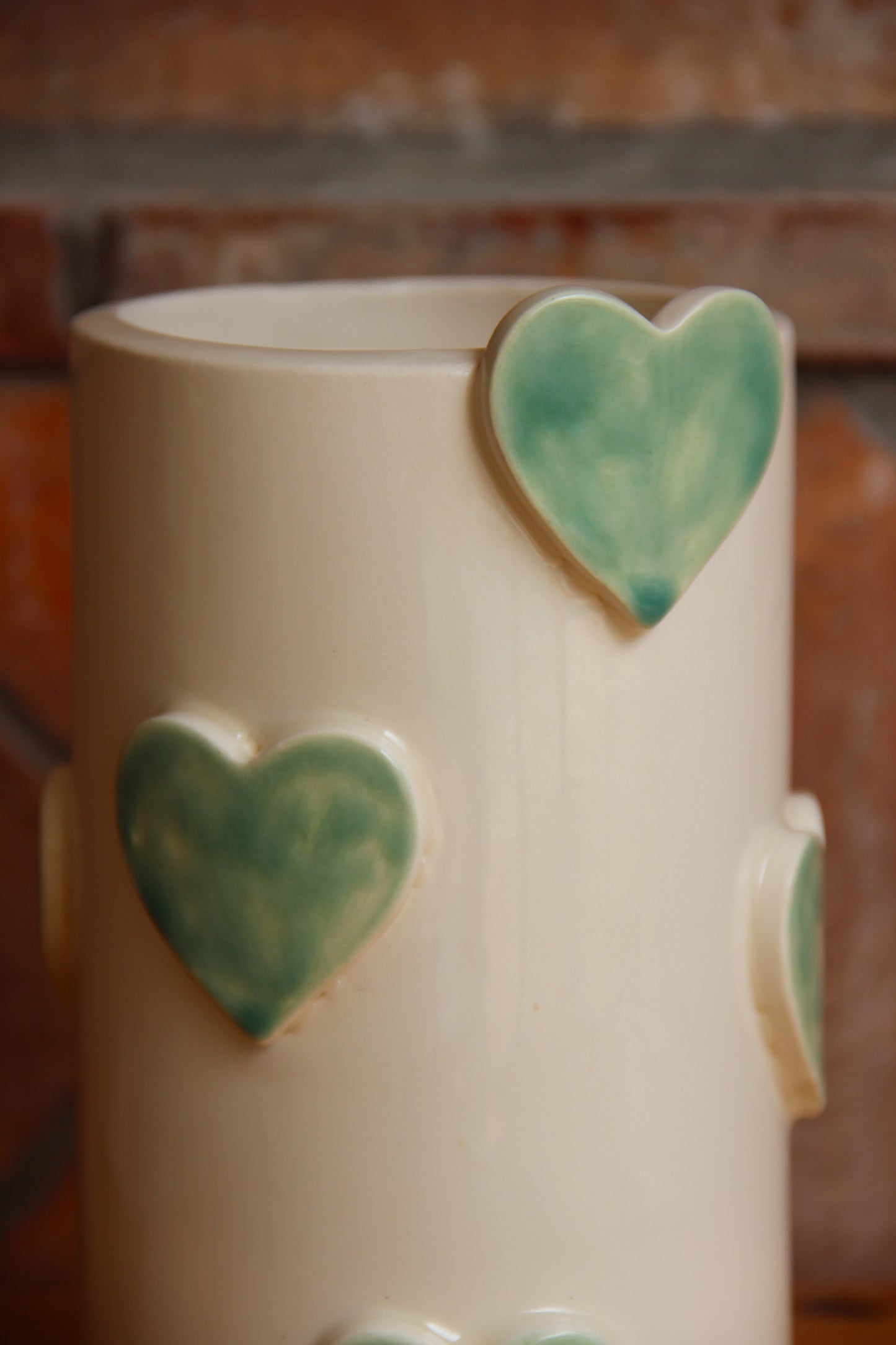 Vase amour vert