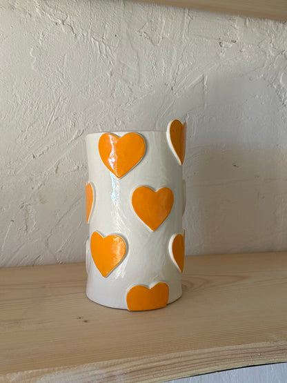 Vase amour orange